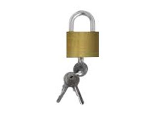 Wonday Secure - Cadenas laiton à clés - 30 mm