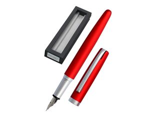 Online Eleganza - Stylo plume - rouge satin