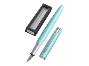 Online Eleganza - Stylo plume - turquoise satin