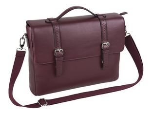 Oberthur Locmaria - Cartable pour ordinateur portable 15,6" - prune