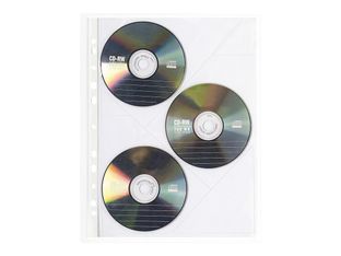Exacompta - 10 Pochettes perforées pour CD - A4 - 11/100