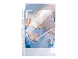 Exacompta - 10 Pochettes perforées - 32 x 24 cm - 9/100 - cristal
