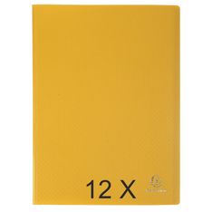 Exacompta Opak - 12 Porte vues - 100 vues - A4 - jaune