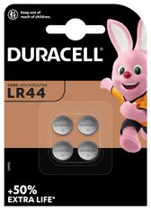 DURACELL LR44 - 4 piles boutons spéciales - 1,5V