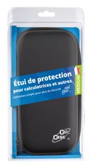CalcCase - Etui de protection pour calculatrice - médium - 18x8,3 cm - noir