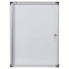 Nobo - Vitrine d'intérieur extra plate - 4 feuilles A4 - surface magnetique - porte battante - 51 x 68 x 2,5  cm