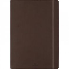 Oberthur Balthazar - Carnet de notes souple A4 - ligné - 200 pages - brun