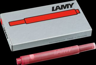 Lamy T 10 - 5 cartouches d'encre - rouge