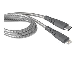 Force Power - câble USB-C/Lightning - 1.2 m - gris