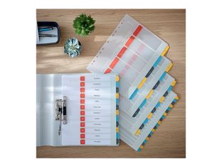 Leitz Cosy - Intercalaire 20 positions - couleurs assorties