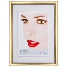 Cadre photo WALTHER - 13 x 18 cm - Or