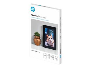 HP Advanced Glossy Photo Paper - papier photo - brillant - 25 feuille(s) - 100 x 150 mm - 250 g/m²