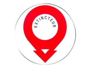 Pickup - Pictogramme - Extincteur - 200 mm