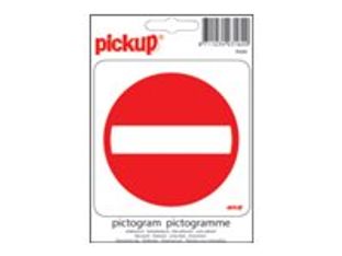 Pickup - Pictogramme - Entrée interdite - 100 x 100 mm