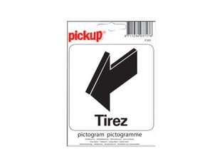 Pickup - Pictogramme - Tirez - 100 x 100 mm