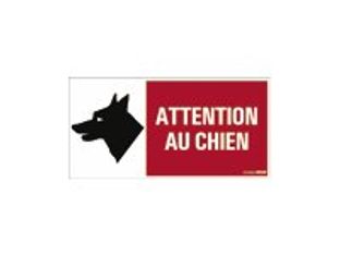 Pickup - Pictogramme - Attention au chien - 300 x 150 mm
