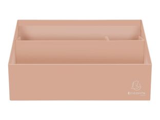 Exacompta Aquarel - Trieur vertical / porte-lettres - 3 compartiments - corail