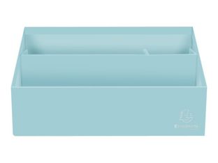 Exacompta Aquarel - Trieur vertical / porte-lettres - 3 compartiments - bleu pastel