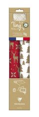 Clairefontaine - Set d'emballage cadeaux rouge/blanc - Tiny Rolls