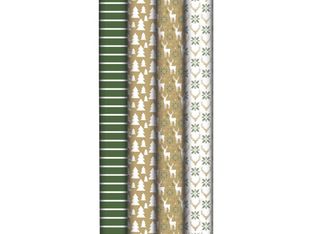 Clairefontaine Lovely Home - Papier cadeau kraft - 70 cm x 2 m - 70 g/m² -  différents modèles verts disponibles