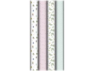 Clairefontaine Excellia Neige - Papier cadeau - 70 cm x 2 m - disponible dans différents modèles - 80 g/m²