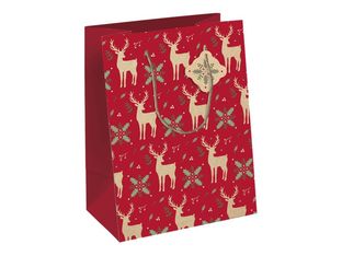 Clairefontaine Lovely Home Medium - Sac cadeau rouge - 21,5 cm x 10,2 cm x 25,3 cm