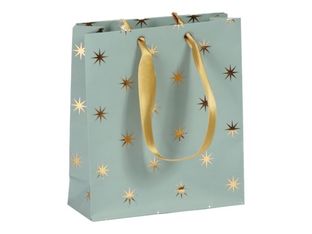 Clairefontaine Dans les bois - Sac cadeau small - 12 cm x 4,5 cm x 13,5 cm - vert