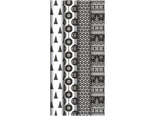 Clairefontaine Excellia Chamonix - Papier cadeau noir/blanc - 70 cm x 10 m - 80 g/m²