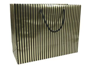 Clairefontaine Premium Max & Moi - Sac cadeau polypropylène - 32 cm x 13 cm x 24,5 cm - or/noir