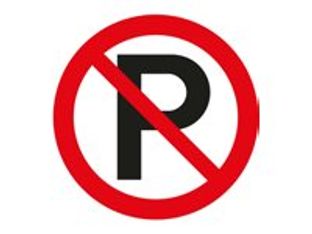 Pickup Signing - Panneau Stationnement interdit - 30 cm (diamètre) 