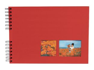 Exacompta Milano - Album photos 32 x 22 cm - 50 pages - rouge