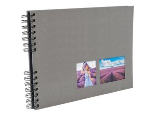 Exacompta Milano - Album photos 32 x 22 cm - 50 pages - gris