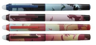 Ink Metal Dino Aventure - Stylo à bille bleu effaçable - différents modèles disponibles