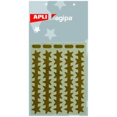 Apli Kids - Adhésif décoratif - étoiles or (3 feuilles)