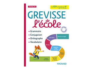 Grevisse de l'école - du CE1 à l'entrée en 6ème - Editions Magnard