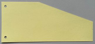100 fiches intercalaires trapézoïdales - jaune