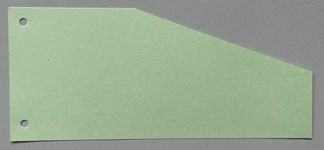 100 fiches intercalaires trapézoïdales - vert