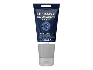 Lefranc & Bourgeois - Peinture acrylique - argent - 80 ml