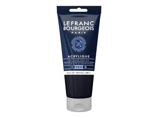 Lefranc & Bourgeois - Peinture acrylique - bleu de Prusse - 80 ml