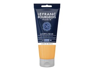 Lefranc Bourgeois - Peinture acrylique - jaune de naples - 80 ml