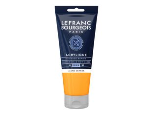 Lefranc Bourgeois - Peinture acrylique - jaune sahara - 80 ml
