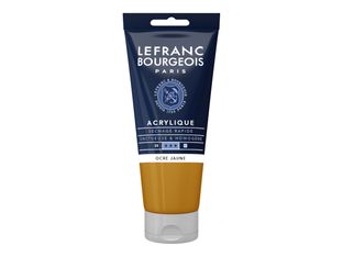 Lefranc Bourgeois - Peinture acrylique - ocre jaune - 80 ml