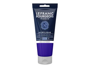 Lefranc Bourgeois - Peinture acrylique - bleu ultramarin - 80 ml
