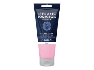 Lefranc Bourgeois - Peinture acrylique - rose - 80 ml