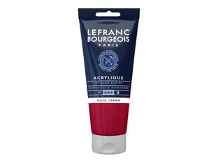 Lefranc Bourgeois - Peinture acrylique - rouge carmin - 80 ml