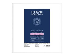 Lefranc & Bourgeois Louvre - Panneau de toile - 30 x 30 cm - 100 % coton