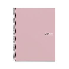 Notebook The Original, Couverture rigide, A4, quadrillage 5x5 mm, 80 feuilles de 1 couleur, Miquelrius, Sable.