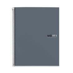 Notebook The Original, Couverture rigide, A4, quadrillage 5x5 mm, 80 feuilles de 1 couleur, Miquelrius, Grafit.