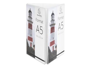Exacompta Office - Triptyque pour A5 - cristal