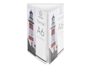 Exacompta Office - Triptyque pour A6 - cristal